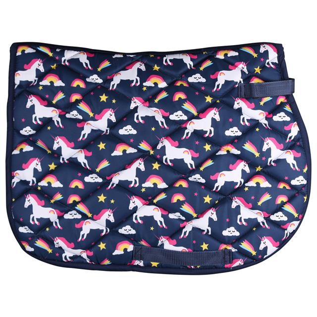 Saddle Pad HB Unicorn Shetlander Dark Blue
