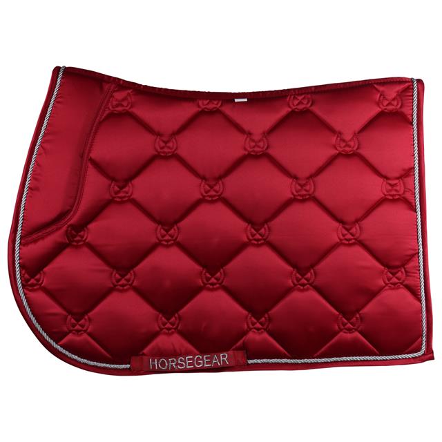 Saddle Pad Horsegear Bayesa Dark Red