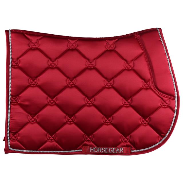 Saddle Pad Horsegear Bayesa Dark Red