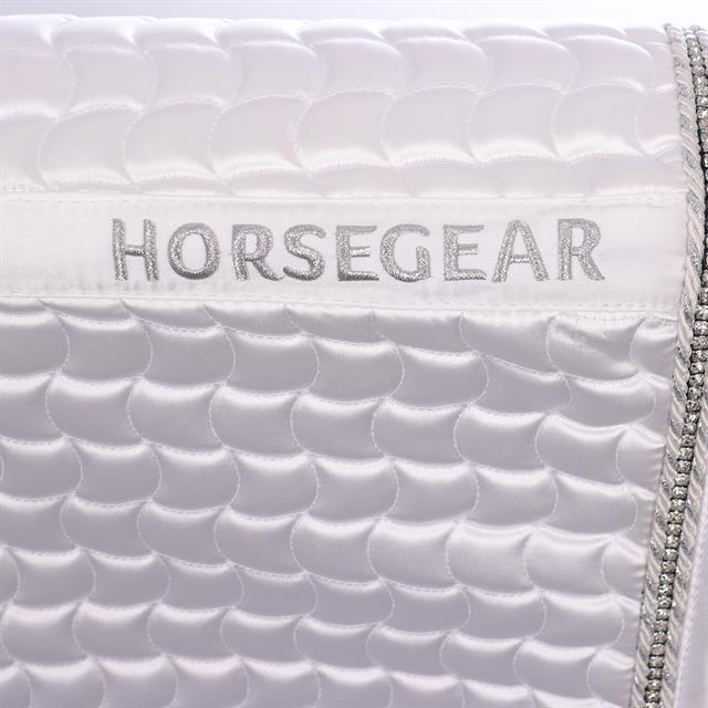 Saddle Pad Horsegear Competition Dressage White