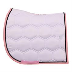 Saddle Pad HORSEGEAR HGBrean All-Purpose White-Dark Pink