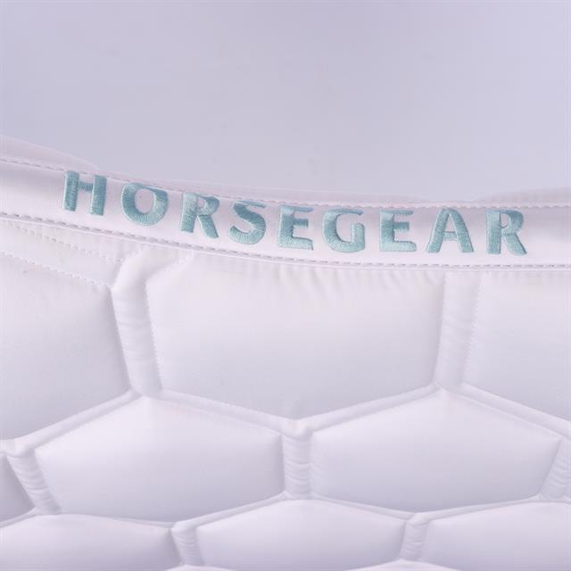 Saddle Pad Horsegear HGBrean DR White-Blue