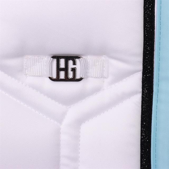 Saddle Pad Horsegear HGBrean DR White-Blue