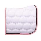 Saddle Pad Horsegear HGBrean DR White-Dark Pink