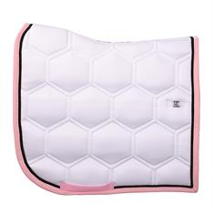 Saddle Pad Horsegear HGBrean DR White-Dark Pink