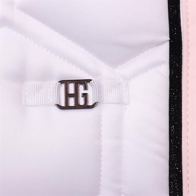 Saddle Pad Horsegear HGBrean DR White-Pink