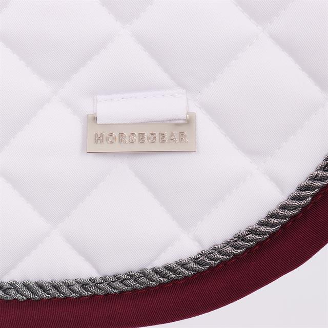 Saddle Pad Horsegear HGKemble VZH White-Red
