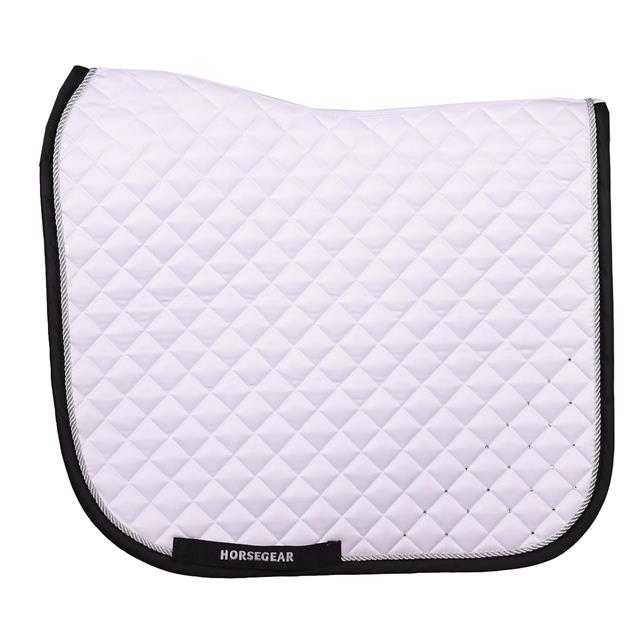 Saddle Pad Horsegear HGRatfort DR White-Black