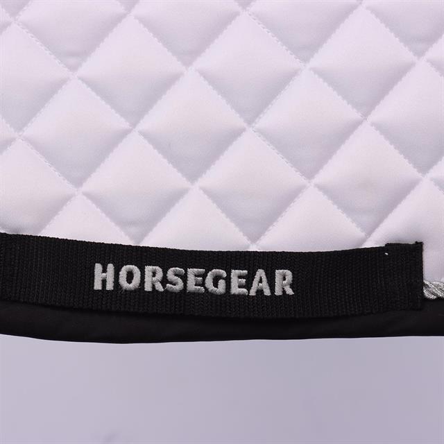 Saddle Pad Horsegear HGRatfort DR White-Black