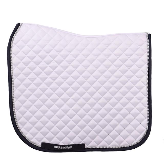 Saddle Pad Horsegear HGRatfort DR White-Dark Blue