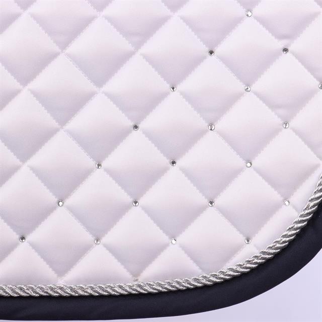 Saddle Pad Horsegear HGRatfort DR White-Dark Blue