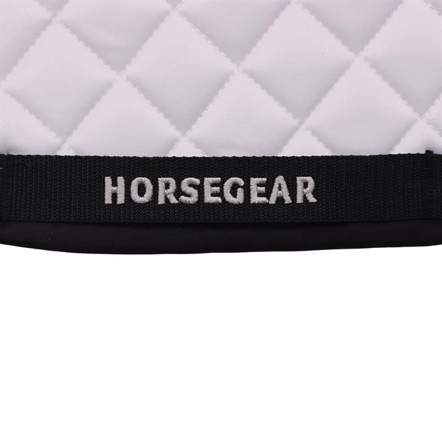 Saddle Pad Horsegear HGRatfort VZH White-Black