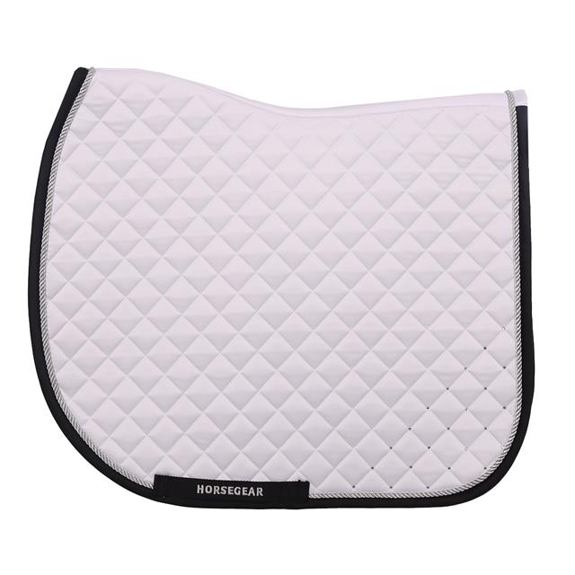 Saddle Pad Horsegear HGRatfort VZH White-Black