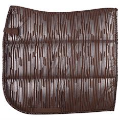 Saddle Pad Horsegear HGVelvet Stripe Brown