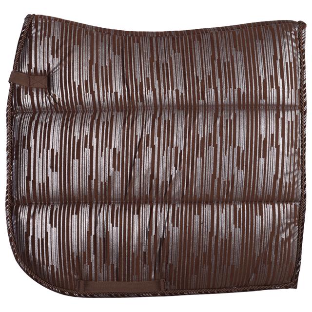 Saddle Pad Horsegear HGVelvet Stripe Brown