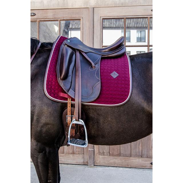 Saddle pad Kentucky Classic Leather Dark Red