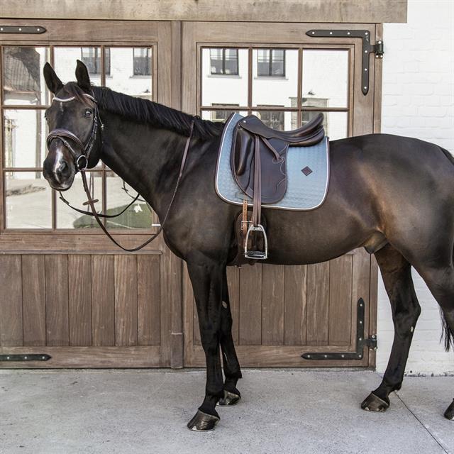 Saddle pad Kentucky Classic Leather Light Blue