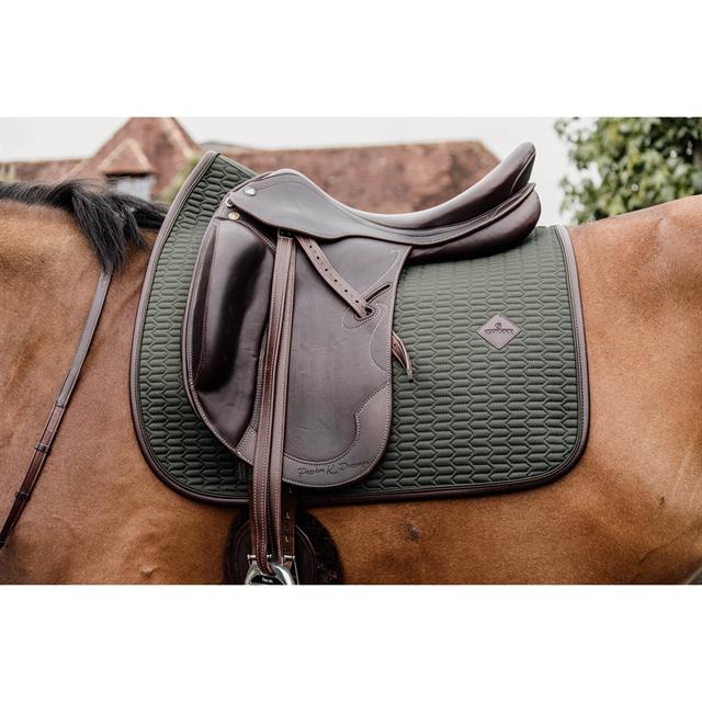 Saddle pad Kentucky Color Edition Leather Dark Green