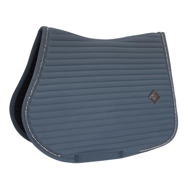 Saddle Pad Kentucky Pearls Jumping Grey