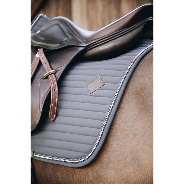 Saddle Pad Kentucky Pearls Jumping Grey