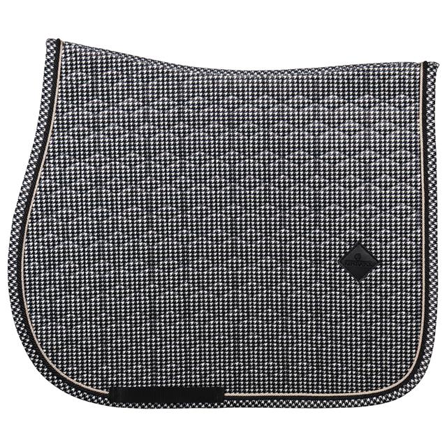 Saddle Pad Kentucky Pied-De-Poule Black