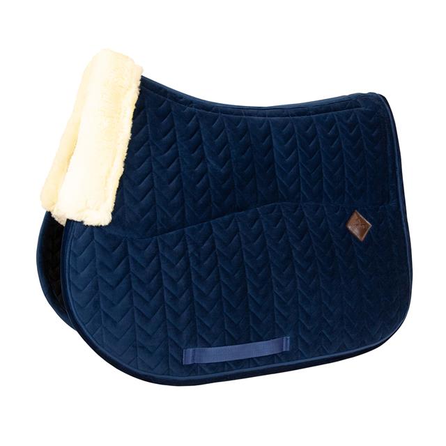 Saddle pad Kentucky Skin Friendly Velvet Dark Blue