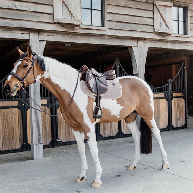 Saddle pad Kentucky Skin Friendly Velvet Light Brown