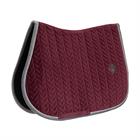 Saddle Pad Kentucky Velvet Contrast Dark Red