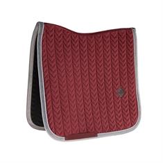 Saddle Pad Kentucky Velvet Contrast Dark Red