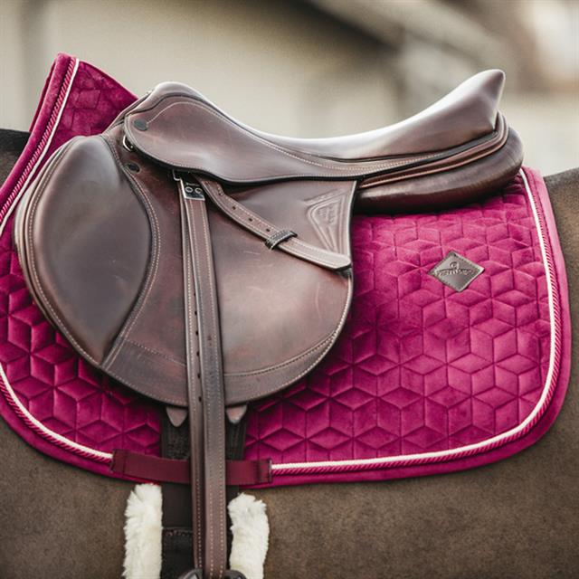 Saddle Pad Kentucky Velvet Dark Pink