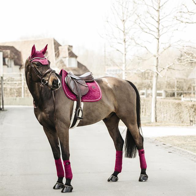 Saddle Pad Kentucky Velvet Dark Pink