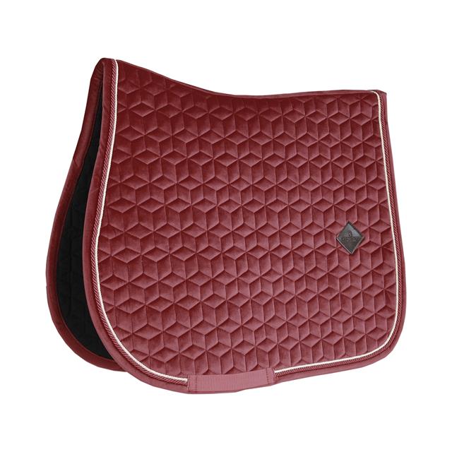 Saddle Pad Kentucky Velvet Dark Red