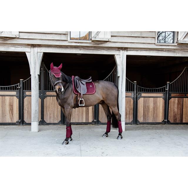 Saddle Pad Kentucky Velvet Dark Red