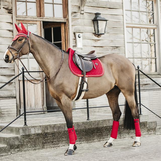 Saddle Pad Kentucky Velvet Red