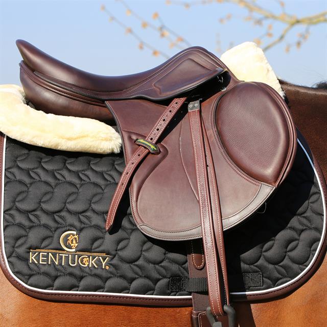 Saddle pad Kentucky with Logo White