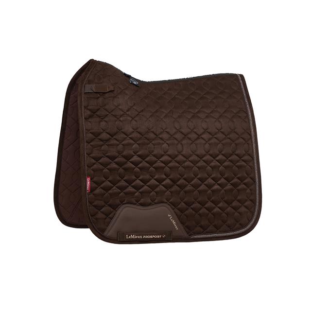 Saddle pad LeMieux Crystal Suede Brown