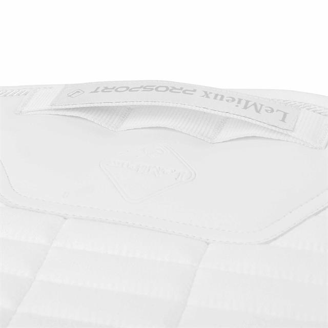 Saddle Pad LeMieux Eurojump Suede Square White