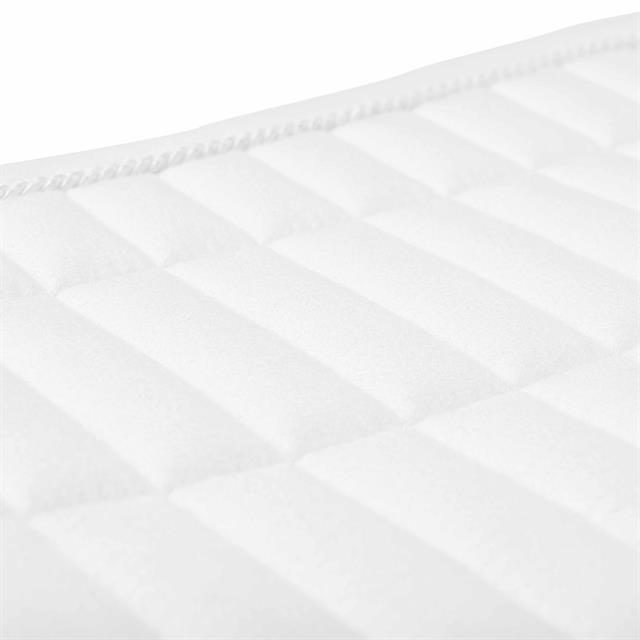 Saddle Pad LeMieux Eurojump Suede Square White