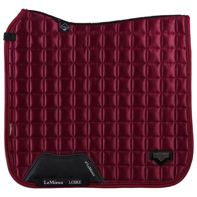 Saddle Pad LeMieux Loire Classic Satin Ds Dark Red