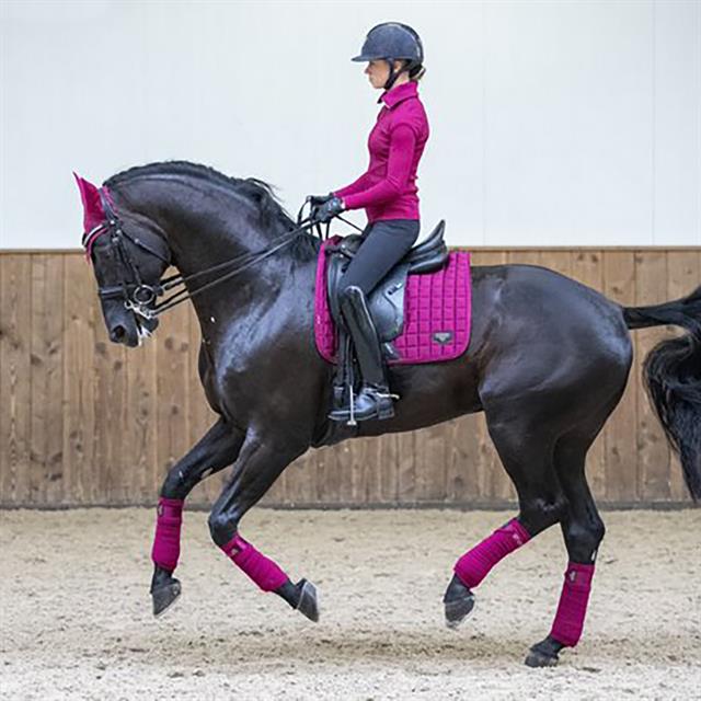 Saddle Pad LeMieux Loire Classic Satin Ds Dark Red