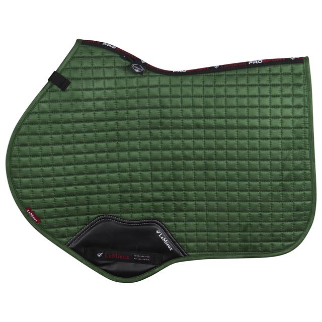 Saddle Pad LeMieux Luxury Suede CC Square Dark Green