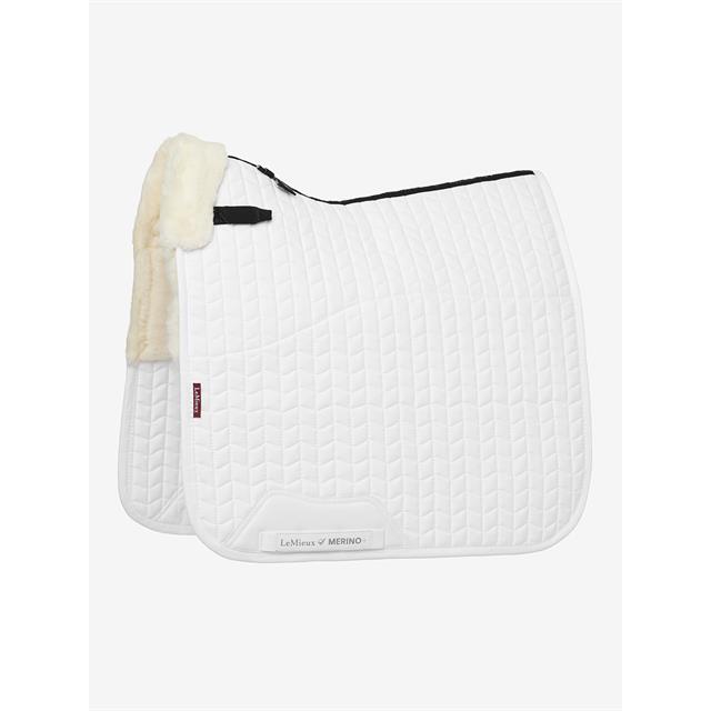 Saddle pad LeMieux Merino+ Half Lined Dressage White-Beige