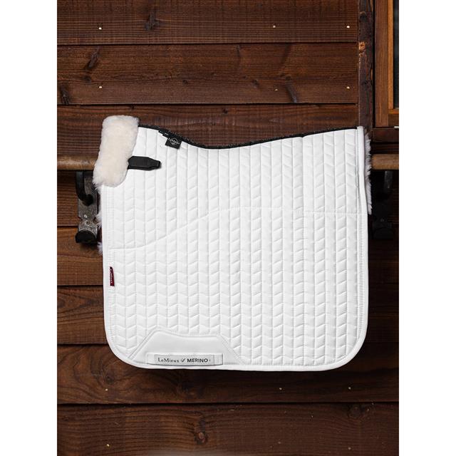 Saddle pad LeMieux Merino+ Half Lined Dressage White-White