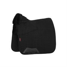 Saddle pad LeMieux Merino+ Half Lined Suede Dressage Black