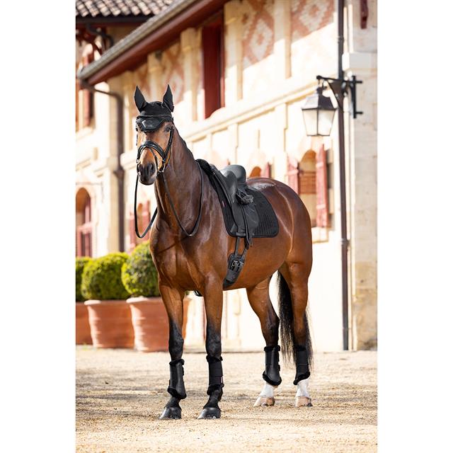 Saddle pad LeMieux Merino+ Half Lined Suede Dressage Black