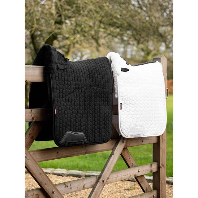 Saddle pad LeMieux Merino+ Half Lined Suede Dressage Black