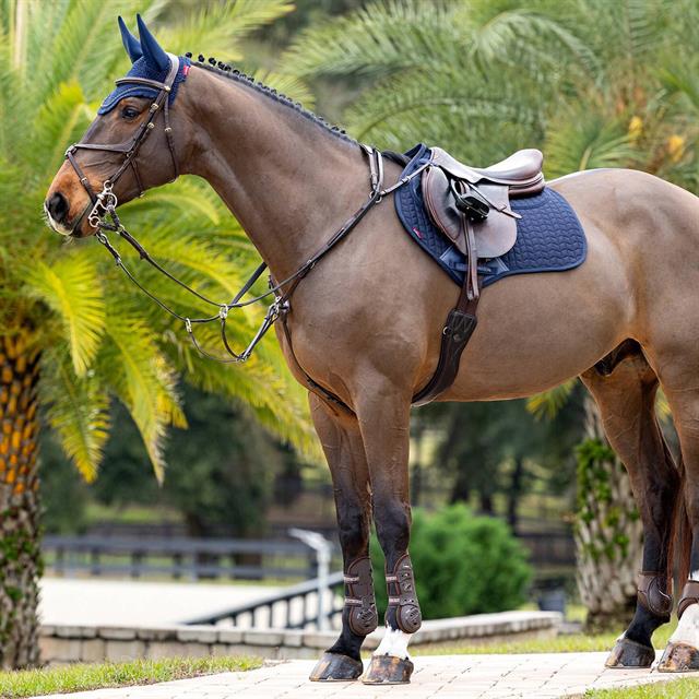 Saddle Pad LeMieux Prosorb Plain 2 Pocket Close Contact Dark Blue