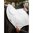 Saddle Pad LeMieux Prosorb Plain 2 Pocket Close Contact White