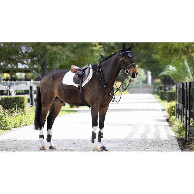 Saddle Pad LeMieux Prosorb Plain 2 Pocket Close Contact White