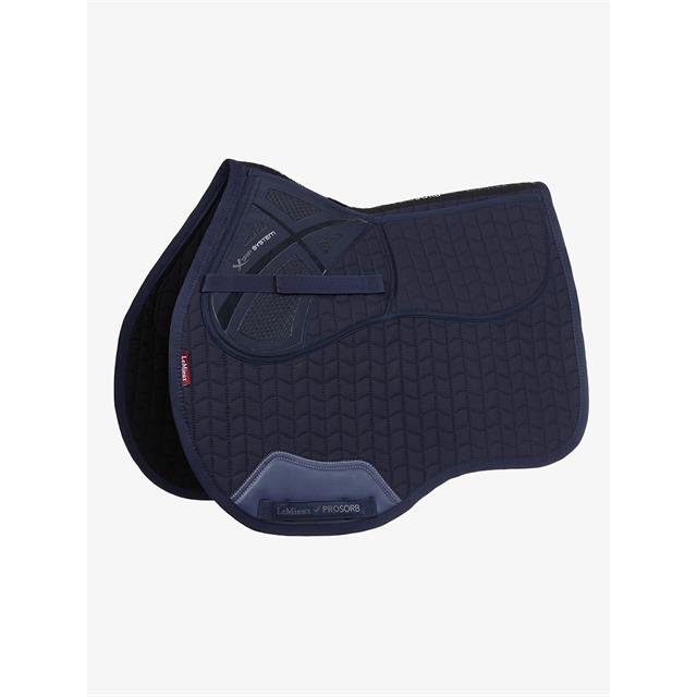 Saddle Pad LeMieux Prosorb Plain 2 Pocket Gp Square Dark Blue